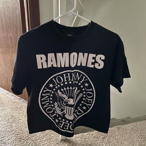 Ramones crop top t-shirt
